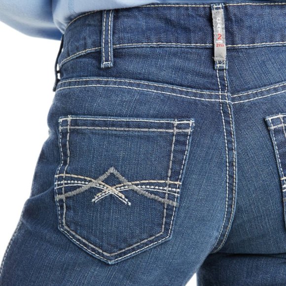 NEW Ariat Women's DuraStretch Boot Cut FR Work Jean (27L) - Picture 3 of 8